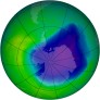 Antarctic Ozone 2001-10-29
